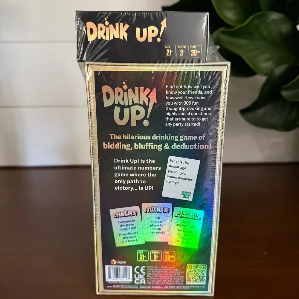 DRINK UP! Party Game + After Dark Expansion- Hilarious Game 3+ Players